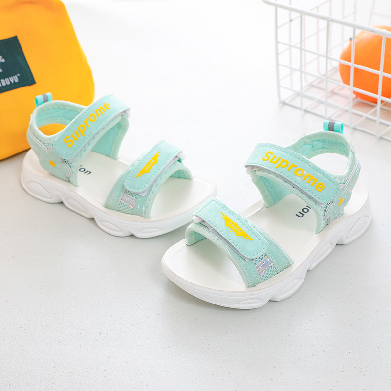 kid's Flower Sandals Double Velcro / Sandala Gunung Anak Wanita 5435 (26-35)