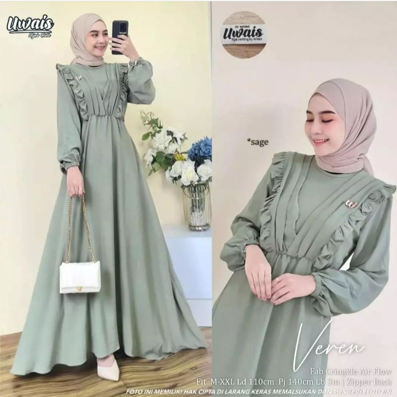 Gamis Airflow - VEREN / ADIBA DRESS //JF7852