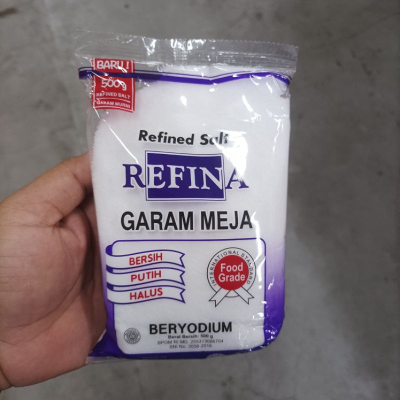 

Refina Garam Meja Beryodium 500Gr