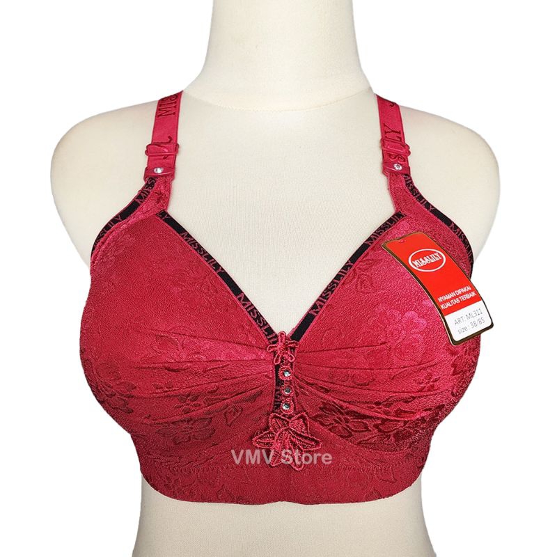 Bra Misslily Full Embosed cup C kait 3 premium quality