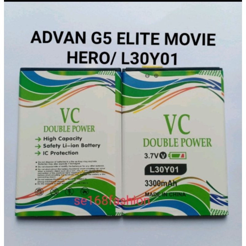 Baterai Advan G5 ELITE Movie Hero 6003 L30Y01  Batre Batere Battery