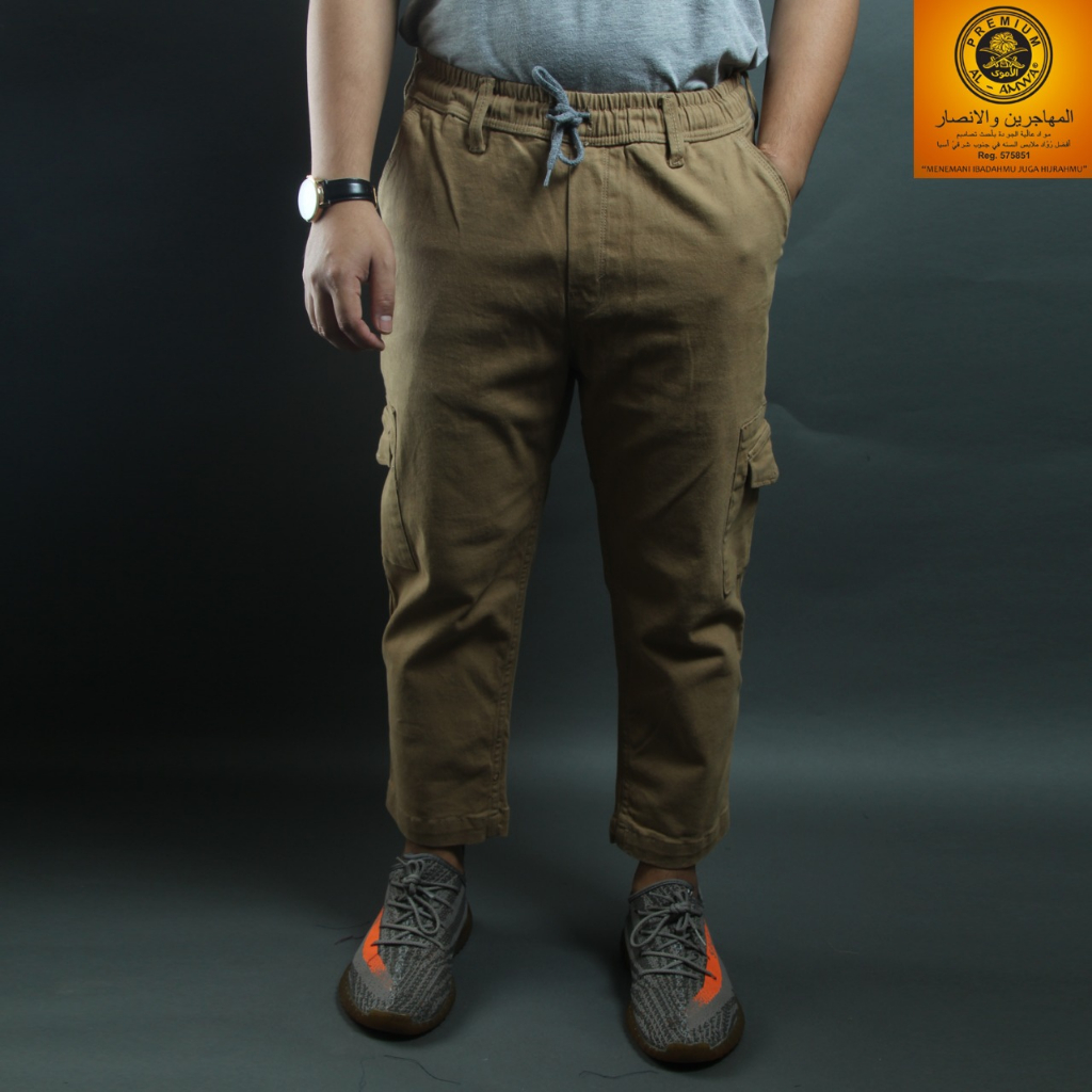 Sirwal Joger Cargo Celana Ankle Pria Sirwal Laa Isbal