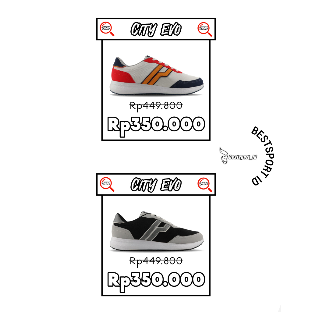 Sepatu Sneakers PIERO City Evo - Sepatu Piero Promo Original