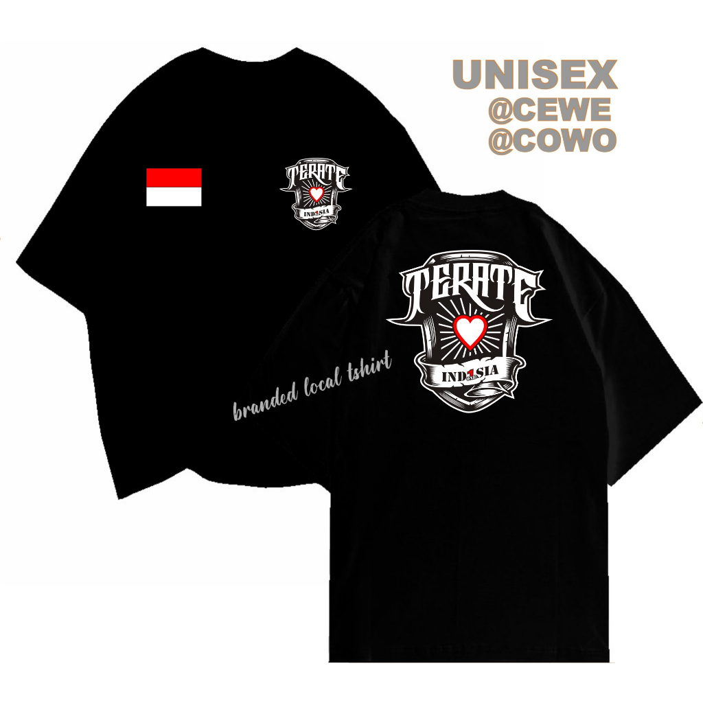 Apps Apps Kaos Dtf terate bendera Kaos Murah Putih Dan Hitam Kaos Pendek Unisex Viral Promo Shope Murah