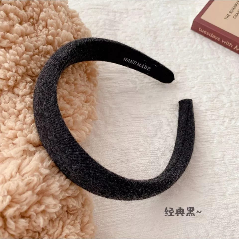 Bando wanita Korea Jumbo Bandana Headband Aksesoris rambut kepala Fashion F1024