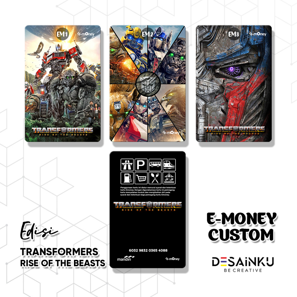 Emoney/Tap Cash/Flazz/Brizzi / Transformers: Rise of the Beasts