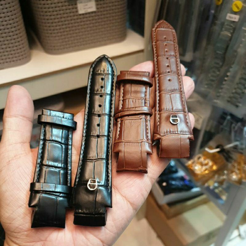 STRAP AIGNER 1.2.5.A TALI KULIT JAM AIGNER PALERMO KWALITAS ORIGINAL PREMIUM