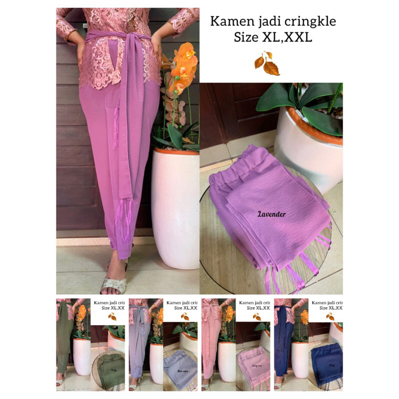 KAMEN JADI CRINGKLE / KAMEN JADI AIRFLOW / KAMEN JADI DEWASA