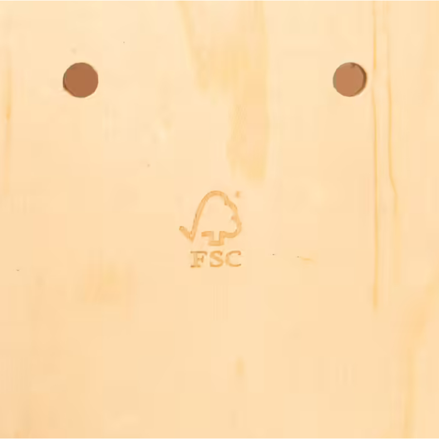 OXELO Dk 100 Skateboard Maple Polos Ukuran 8,25&quot; Dek 7 Lapis