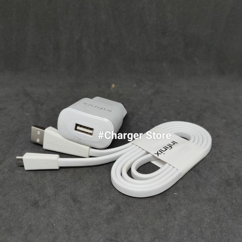 Charger infinix 2A Micro USB ORIGINAL Hot 8 9 10 11 12i Play Hot 10S Hot 10S NFC Hot 20i Smart 4 5 6 7