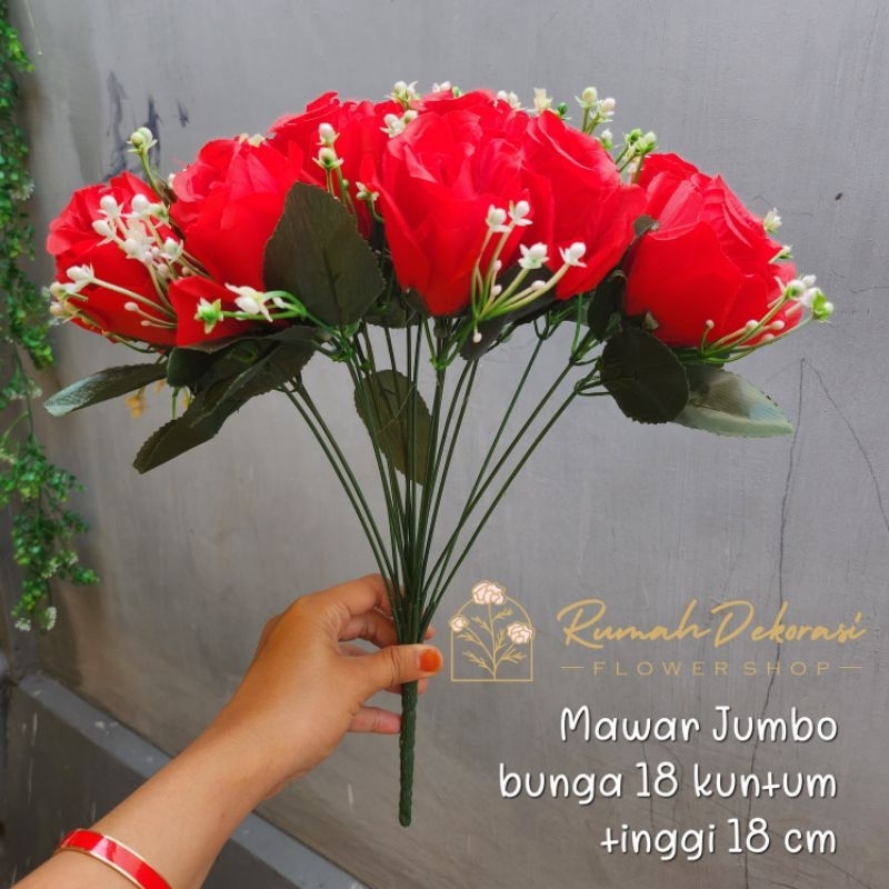 Mawar Buket Jumbo x18