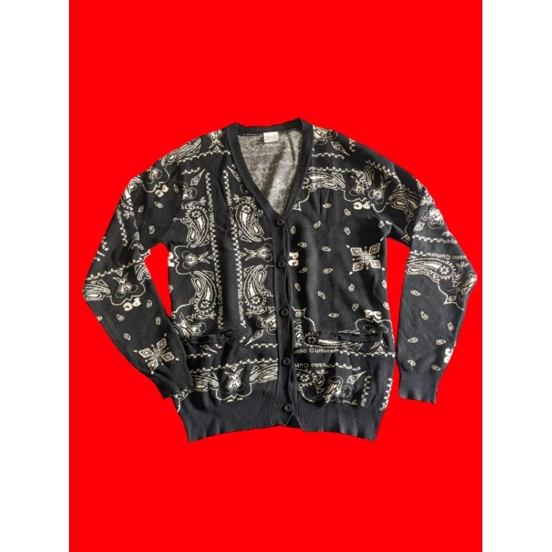 Public Culture - Bandana Cardigan