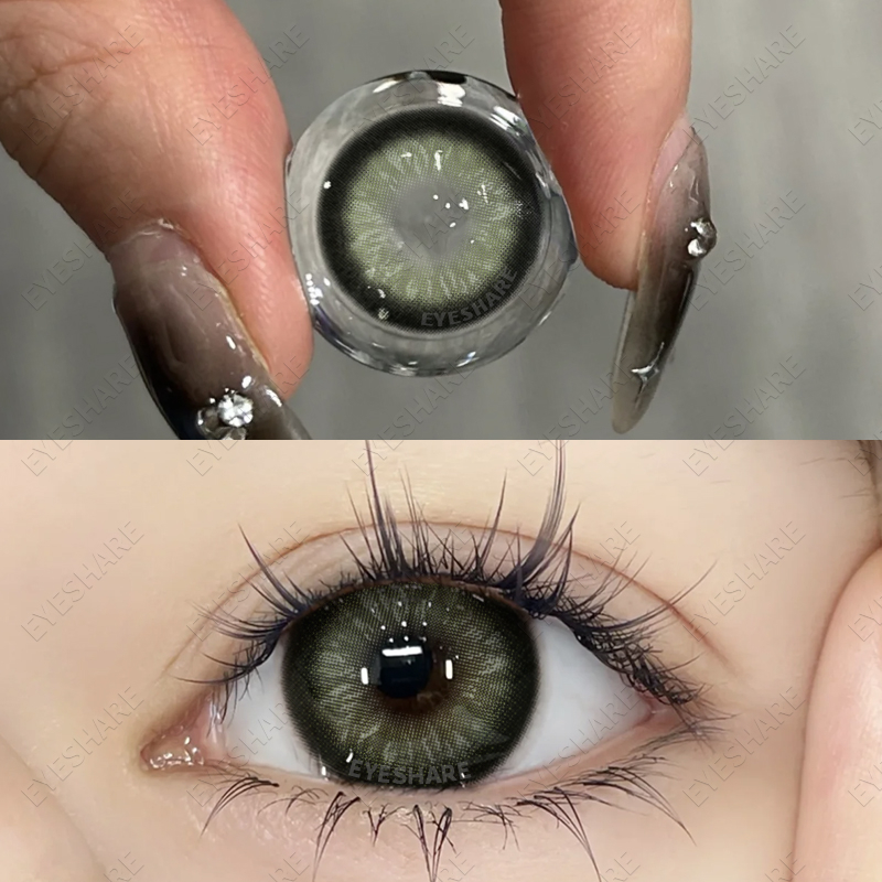 （COD）Softlens SWAN GRAY 1pasang/2pcs Big Eyes Lensa Kontak 14.5mm Softlen Soflent softlense