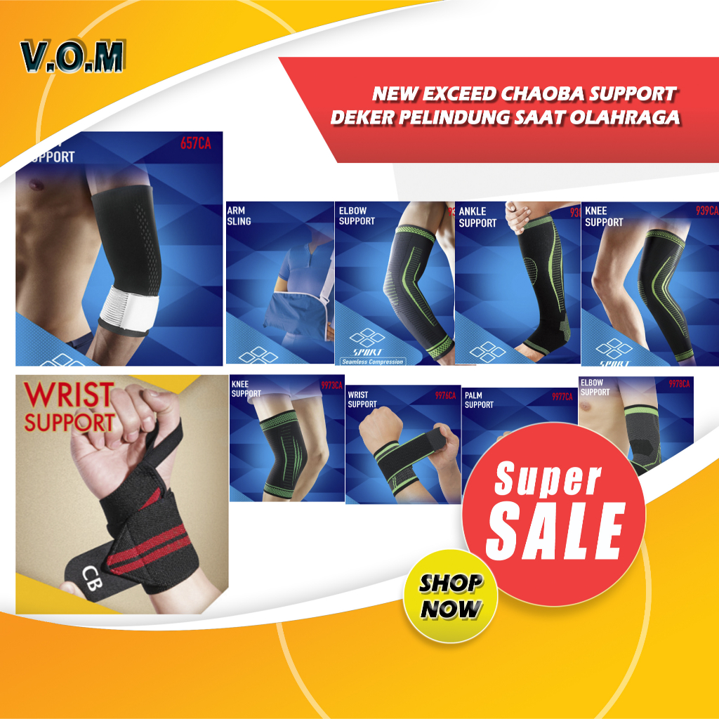 NEW EXCEED CHAOBA SUPPORT DEKER PELINDUNG SAAT OLAHRAGA FITNESS 0853