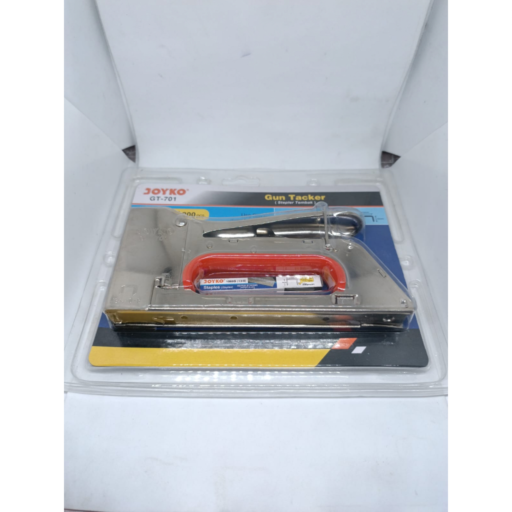 STAPLES TEMBAK GUN TACKER BESI TEBAL BAGUS MEREK JOYKO GT 701 1 PCS