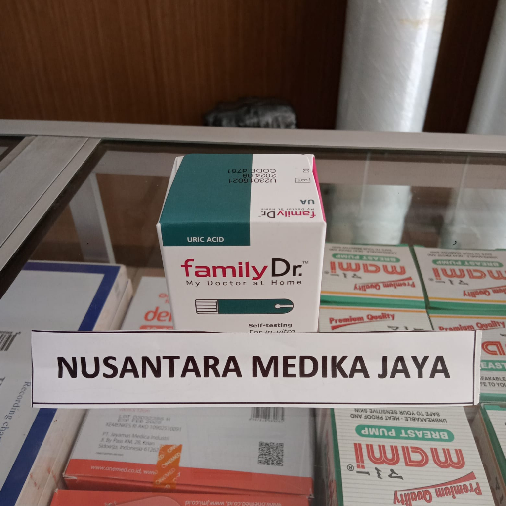 Strip asam urat Family Dr isi 25