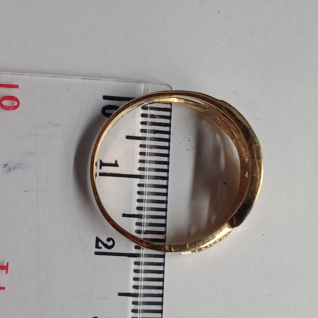 Cincin Emas 17K - 3.75 Gr Kadar 750 - 5321