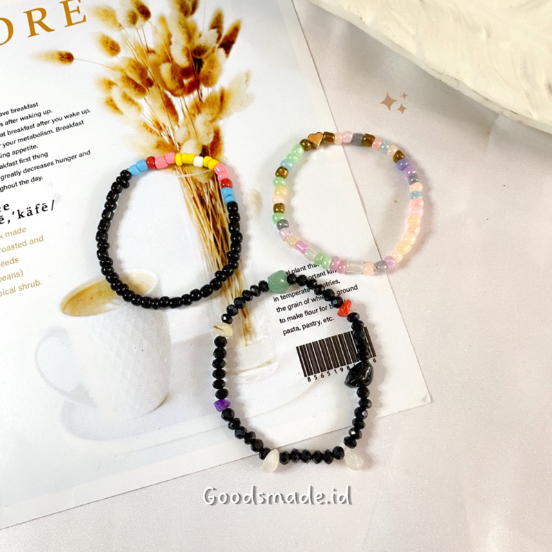 Gelang manik korea lucu / Gelang manik aestethic Part3