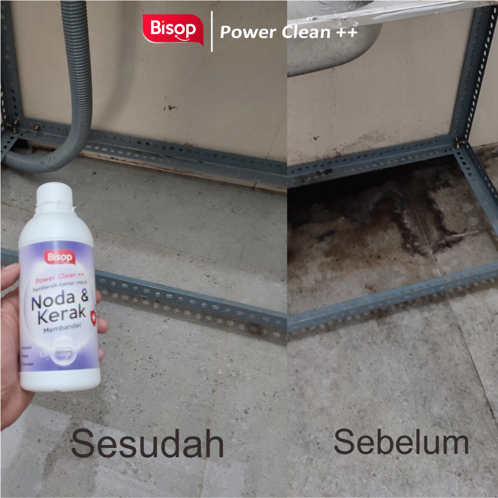 BISOP - Pembersih Toilet Kamar Mandi / Pembersih Kerak Keramik Porselin Kamar Mandi