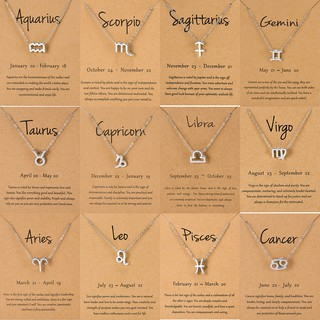 KALUNG IMITASI ZODIAK WANITA AKSESORIS WANITA