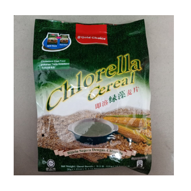 

GOLD CHOISE CHLORELLA Cereal Bijirin (20 sachet x 35gr) TERLARIS