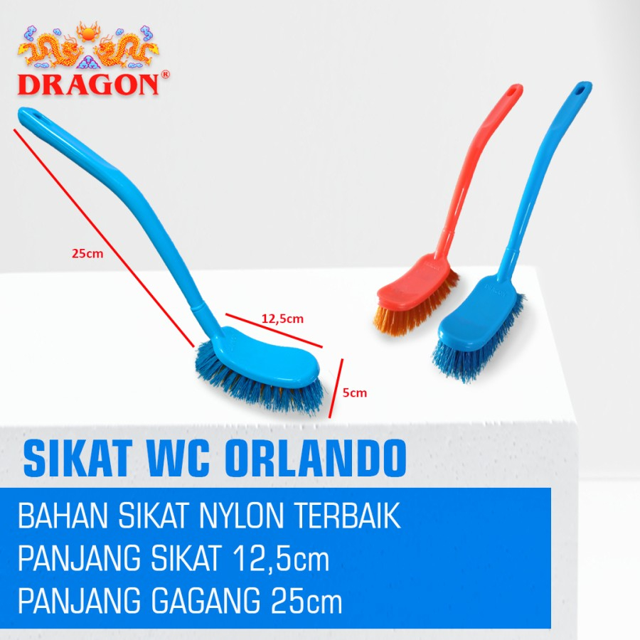 Sikat WC Orlando Dragon - Sikat Kloset - Sikat Lantai Kamar Mandi