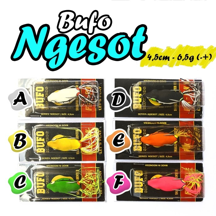 Umpan Casting Softfrog Bufo Ngesot