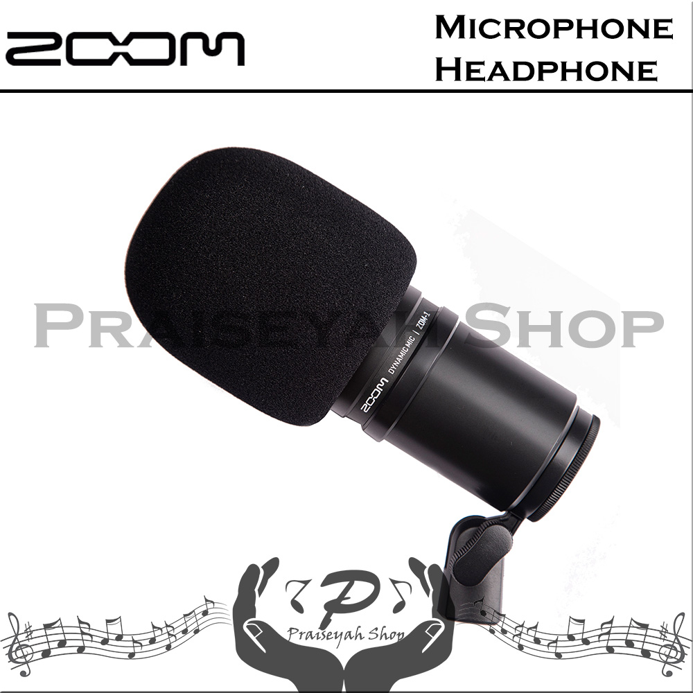 Zoom ZDM-1 Podcast Mic Pack Microphone dan Headphone