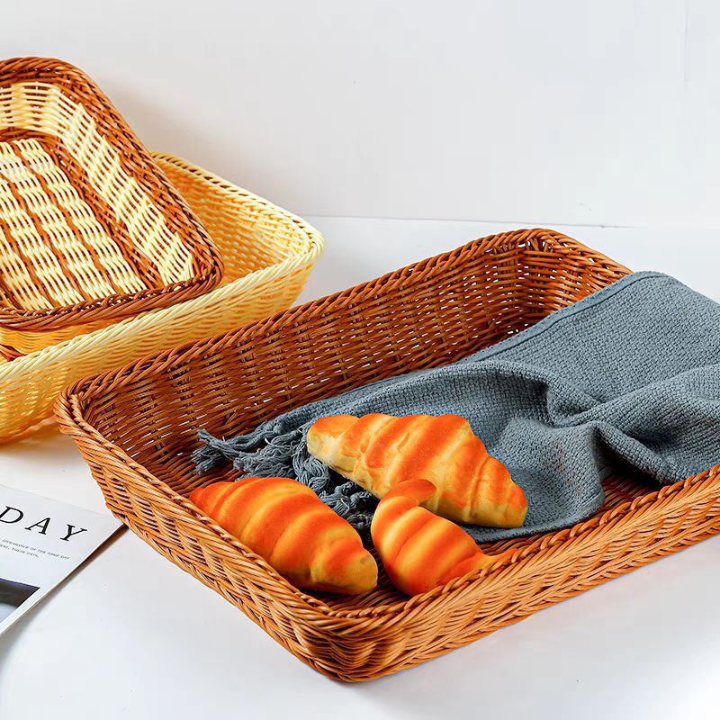 Bergaransi Keranjang Rotan Keranjang Rotan Piknik Keranjang Rotan Besar Keranjang Rotan Persegi