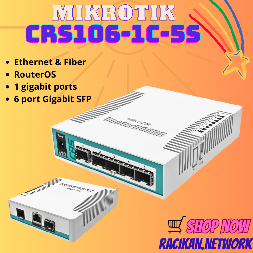 MikroTik CRS 106 1C 5S CRS106-1C-5S