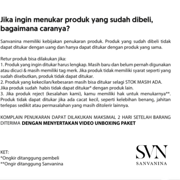 SANVANINA Sweater Crewneck Black Unisex | Sweatshirt Polos Hitam C-01A