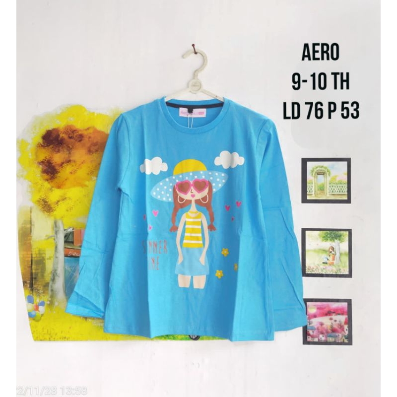 Kaos Anak Lengan Panjang Aero Nevada