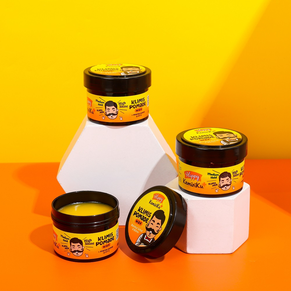 TERBARU Happy Kemiriku Pomade Wax Based 80gr