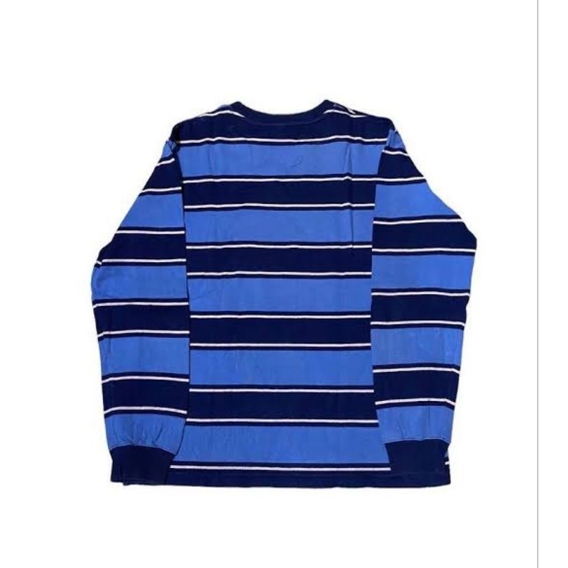 Longsleeve Uniqlo Blue Iqbaal Ramadhan