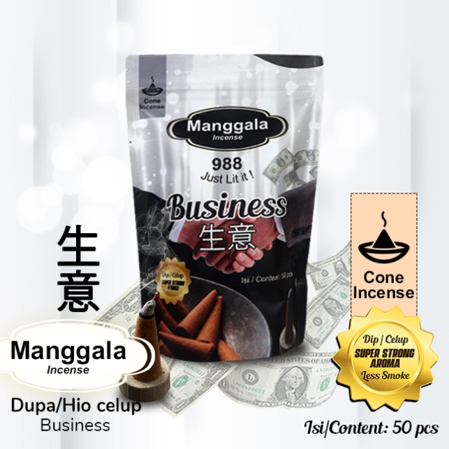 Dupa/ Hio kerucut/ cone Manggala celup 50 pcs/pack