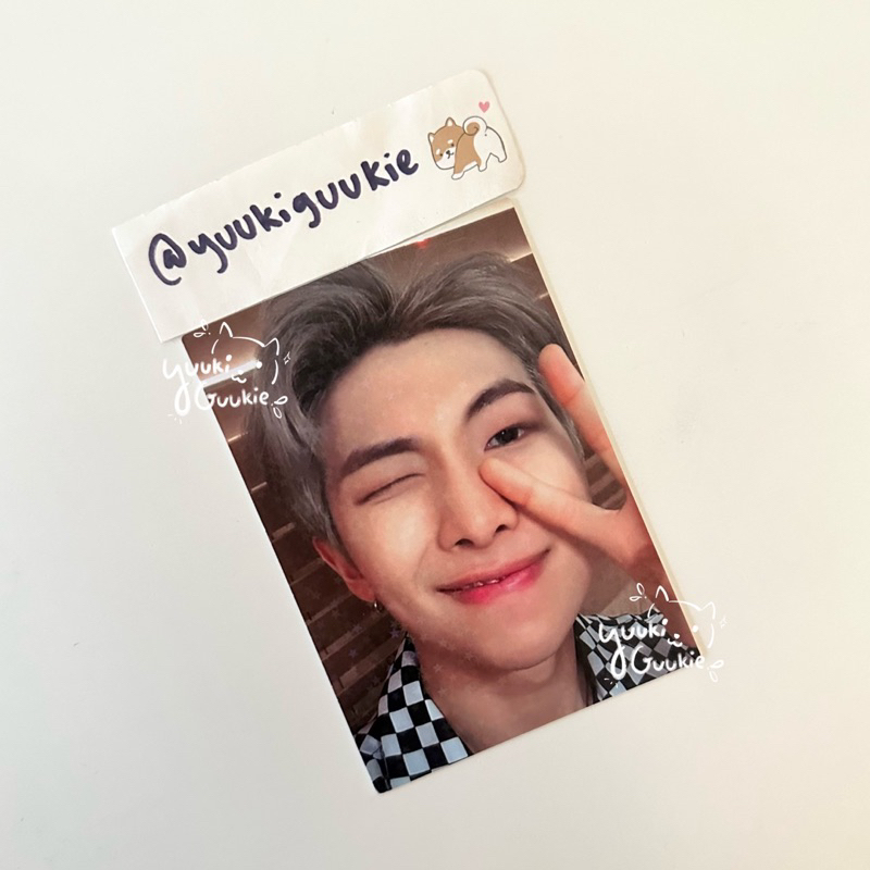[READY] BTS NAMJOON JAPAN FC BLINK BLINK PC SYS LOVE YOURSELF RM FANCLUB RENEWAL PHOTOCARD