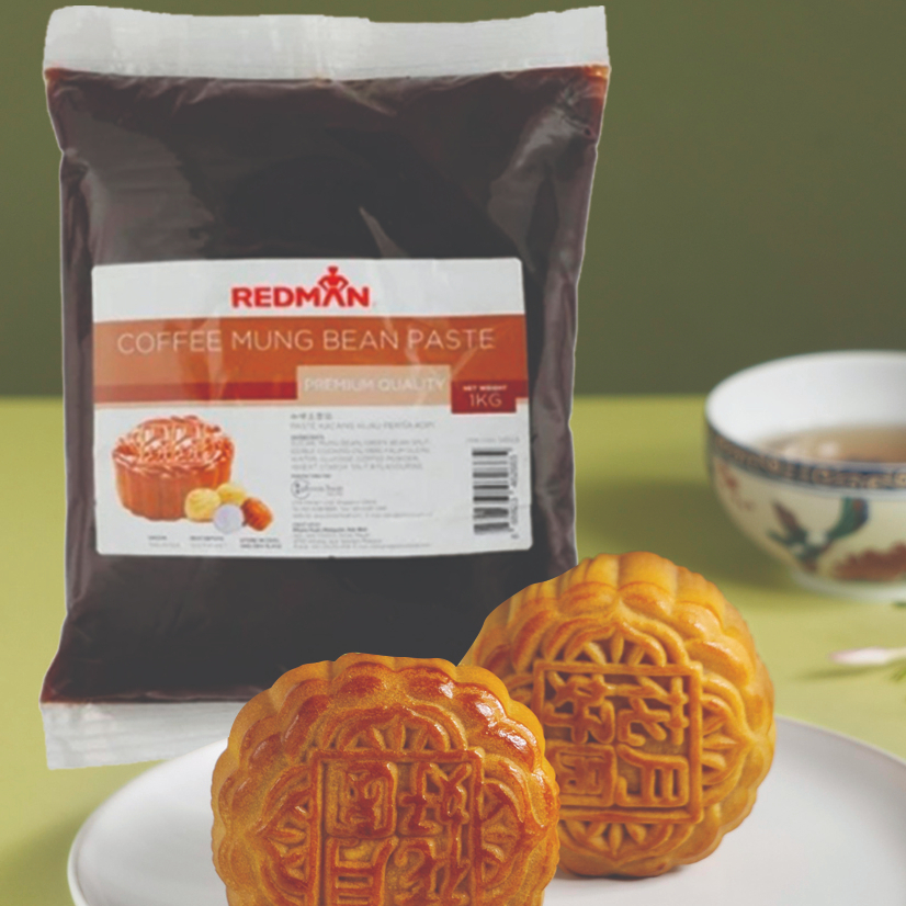 

Isian Mooncake Kue Bulan Coffee Mung Bean Tausa Kopi Kacang Hijau Redman 1Kg