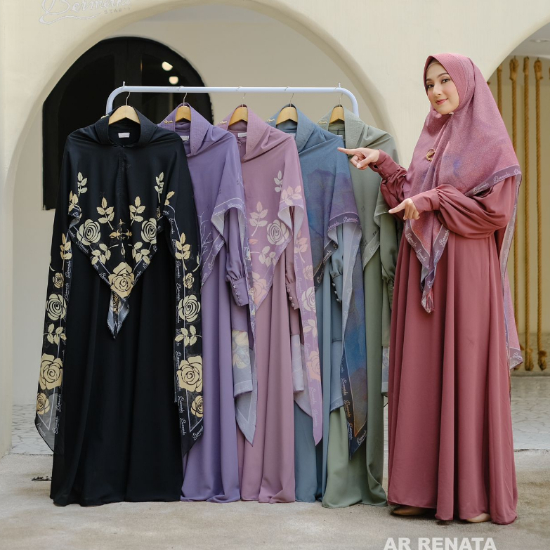 Gamis set khimar ARBYAH AR ori bermerks ceruty babydoll hijab pari all Motif terbaru ootd pesta modis modern dress seruti terbaru hanifah afiyah keisha selma syahla aulia tania rihana renata naomi amara zeina