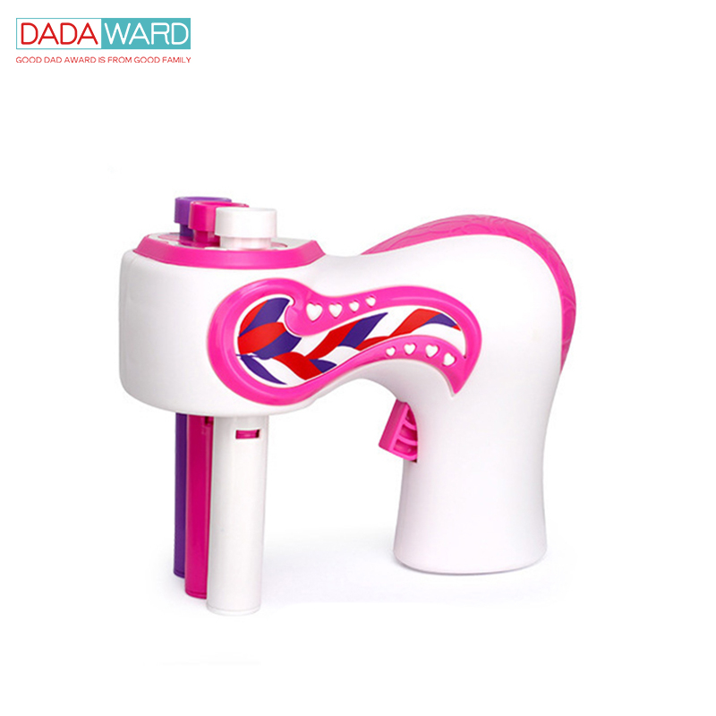 DADAWARD Alat Kepang Anak Elektrik Portable Otomatis Jepitan Anak Perempuan DIY Hair Weave Machine
