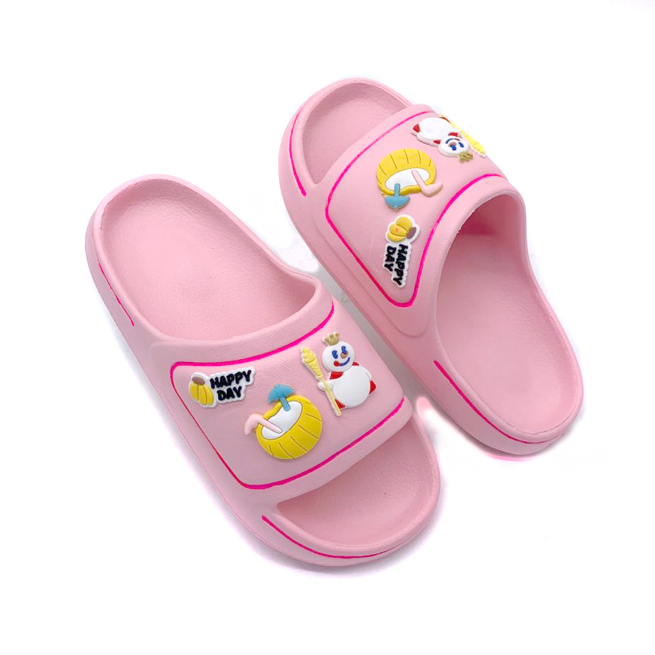 Sandal Selop Anak Perempuan Bahan karet Motif Mixue Terbaru UK. 24-35