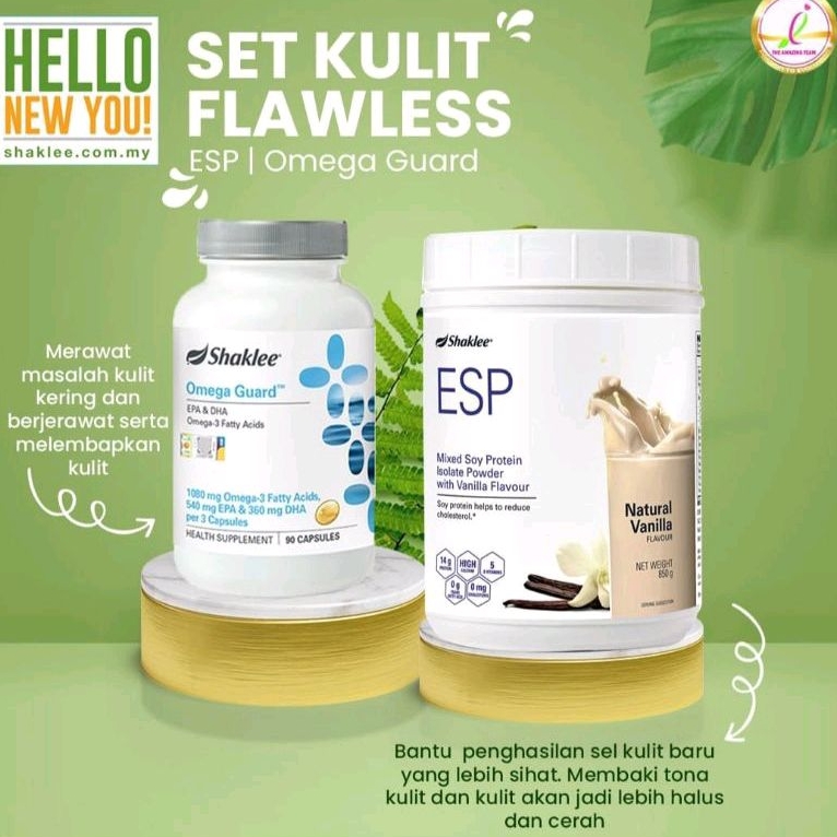 

Shaklee ESP Mixed Soy Protein Isolate Powder with Vanilla Flavour 850 gram