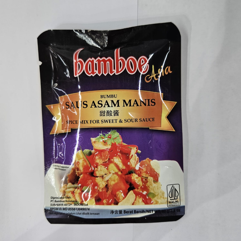 Bamboe Asia Saus Lada Hitam 50 gram