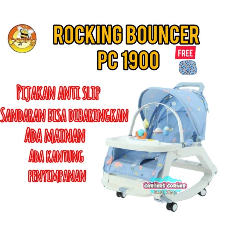 KURSI BAYI FUTTON BOUNCER ROCKER SPACE BABY SB 1816 BABY CHAIR MUSIK / SWING CHAIR 1950/SWING BED 1920/8019/PC 1900/PC 8630