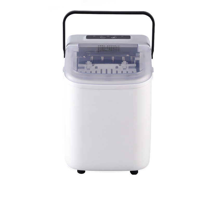 Mesin Es Portable Ice Maker Rumah Tangga Sepenuhnya Otomatis Mini Square Pembuat Es Cepat Dengan Handle