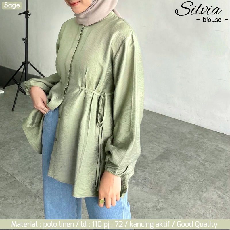 SILVIA/KAYANA BLOUSE BAJU WANITA TERBARU