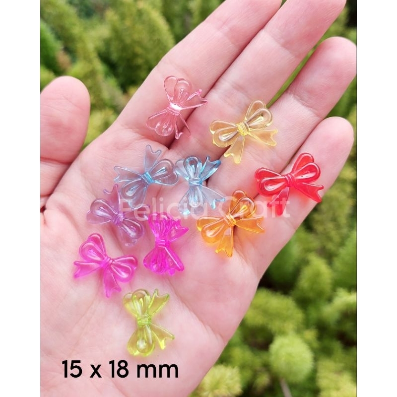 10gr. Manik Clear transparan Pita kecil