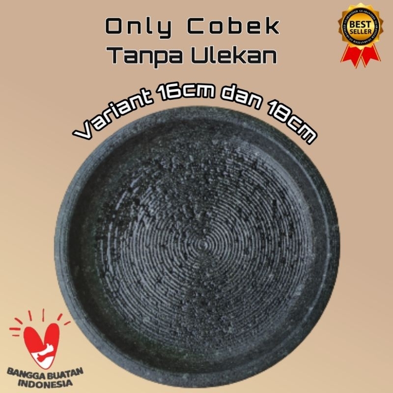 Only Cobek Batu - Tanpa Ulekan - Variant 16cm dan 18cm