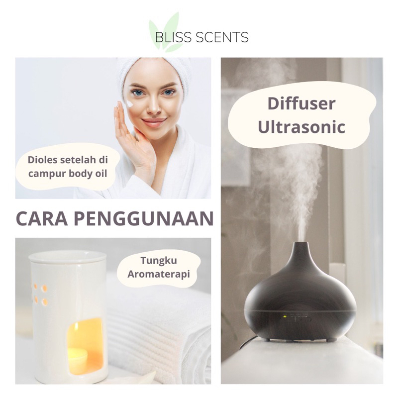 BLISS SCENTS Paket Sweet Citrus (Orange, Tangerine, Grapefruit) Essential Oil 100% Murni
