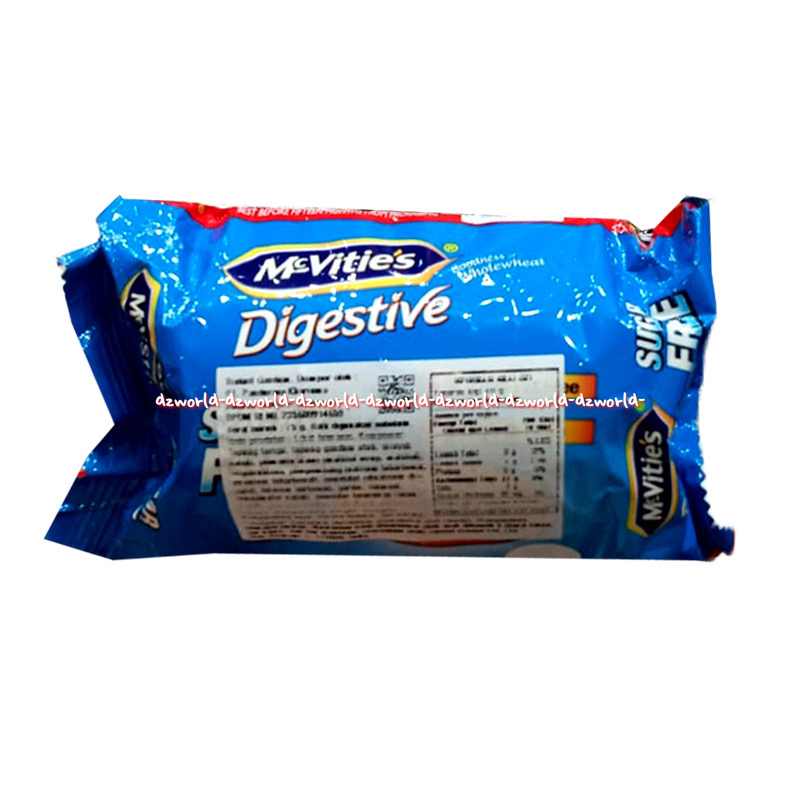 Mc Vities Digestive Bisuit Import 75gr Biskuit Luar Negri Biskuit Lembut Gandum Kue Tekstur Lembut Renyah McVitie`s