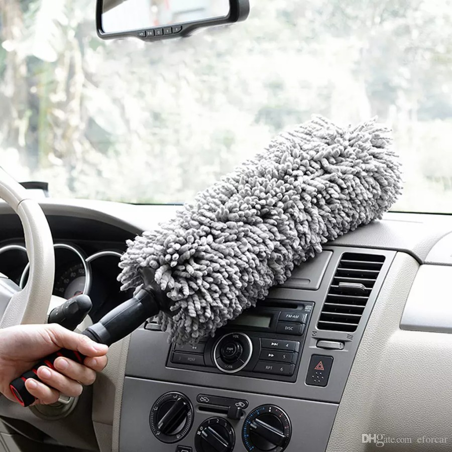 Kemoceng Microfiber Adjustable TEBAL Anti Gores Alat Kebersihan Mobil Premium
